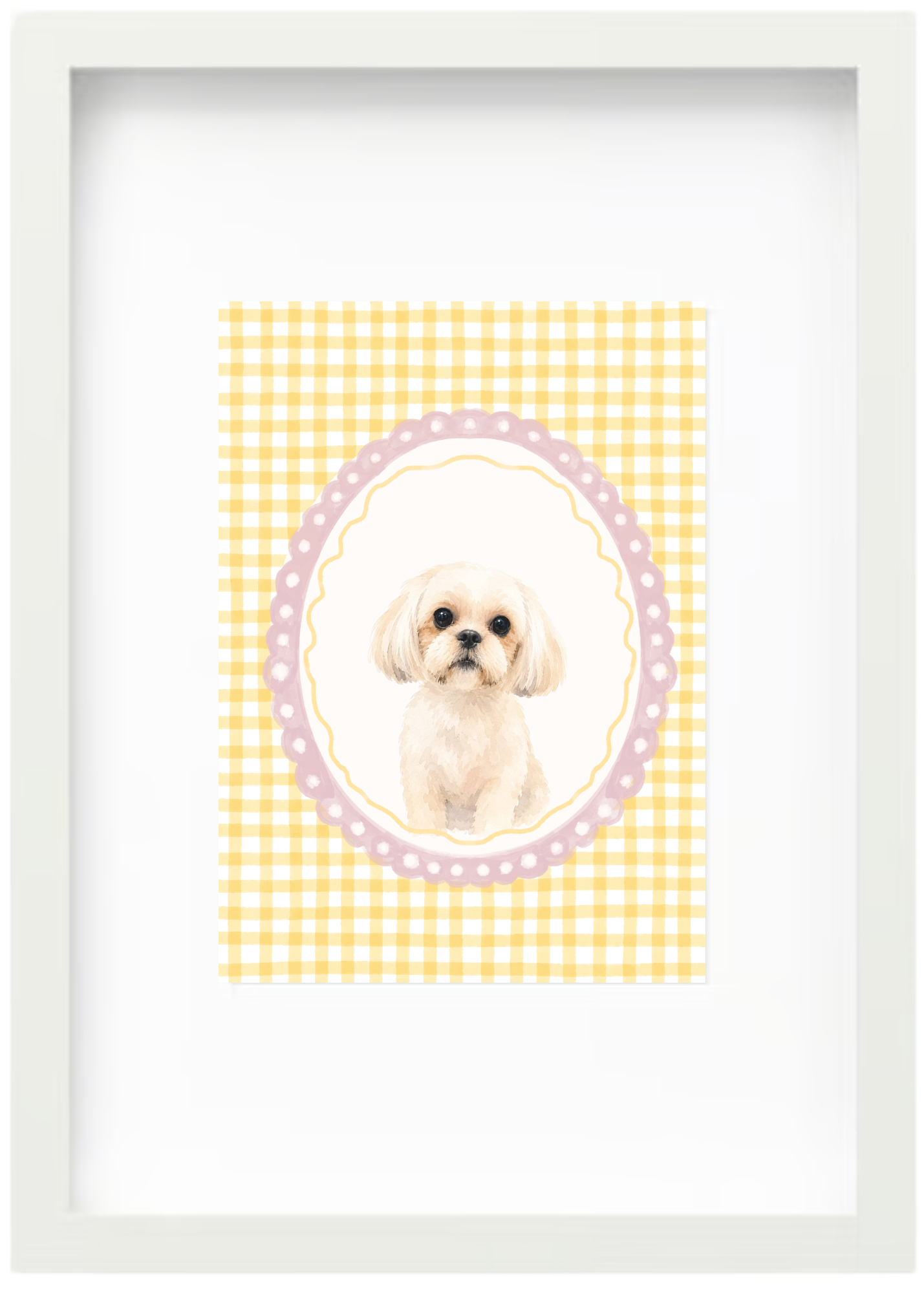 Watercolor Portrait with Frame - Image 6