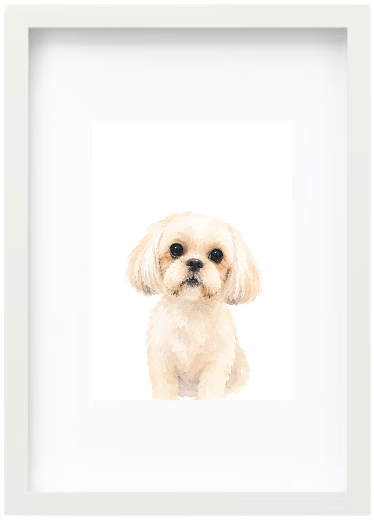 Watercolor Portrait with Frame - Image 8